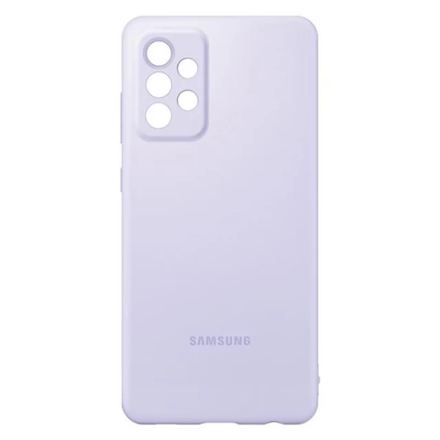 Чохол Samsung Silicone Cover для Samsung Galaxy A72 4G (A725) Violet (EF-PA725TVEGWW)