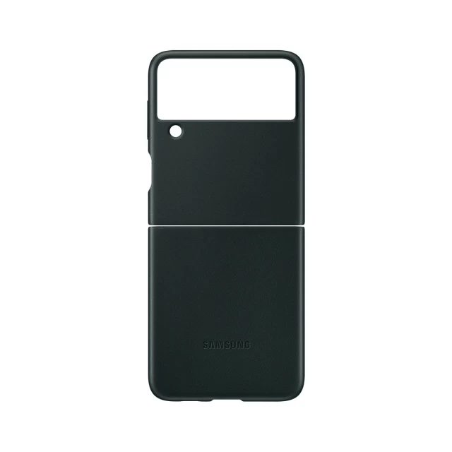 Чохол Samsung Leather Cover для Samsung Galaxy Flip3 (F711) Green (EF-VF711LGEGWW)
