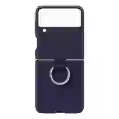 Чохол Samsung Silicone Cover with Ring для Samsung Galaxy Flip3 (F711) Navy (EF-PF711TNEGWW)