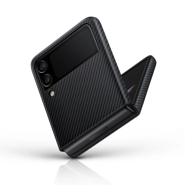 Чохол Samsung Aramid Cover для Samsung Galaxy Flip3 (F711) Black (EF-XF711SBEGWW)