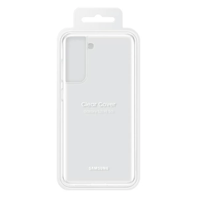 Чехол Samsung Clear Cover для Samsung Galaxy S21 FE Transparent (EF-QG990CTEGWW)