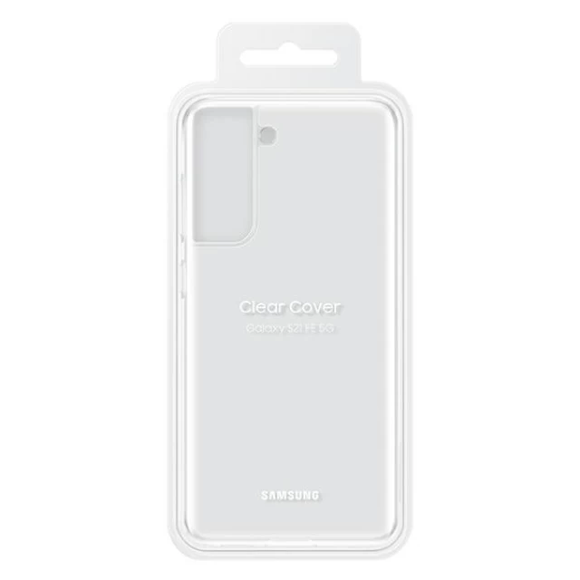 Чохол Samsung Clear Cover для Samsung Galaxy S21 FE Transparent (EF-QG990CTEGWW)