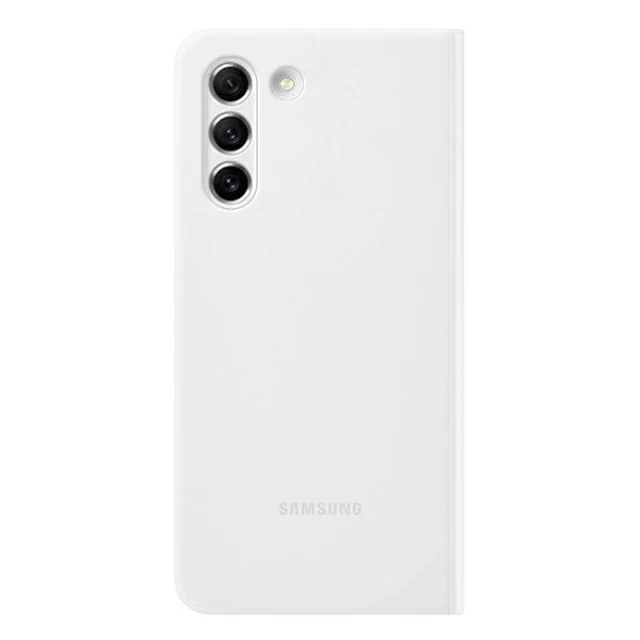 Чехол-книжка Samsung Smart Clear View Cover для Samsung Galaxy S21 FE White (EF-ZG990CWEGEE)