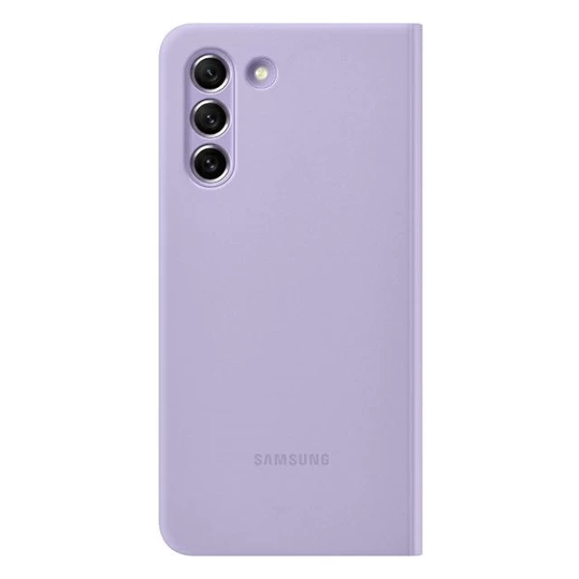 Чохол Samsung Smart Clear View Cover для Samsung Galaxy S21 FE Lavender (EF-ZG990CVEGEE)