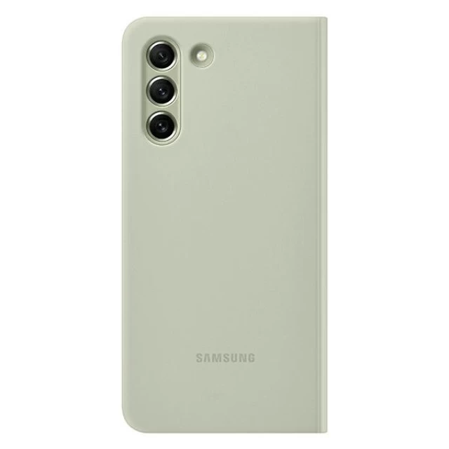 Чехол Samsung Smart Clear View Cover для Samsung Galaxy S21 FE Olive (EF-ZG990CMEGEE)