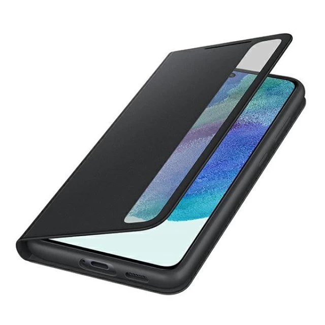 Чехол-книжка Samsung Smart Clear View Cover для Samsung Galaxy S21 FE Grey (EF-ZG990CBEGEE)