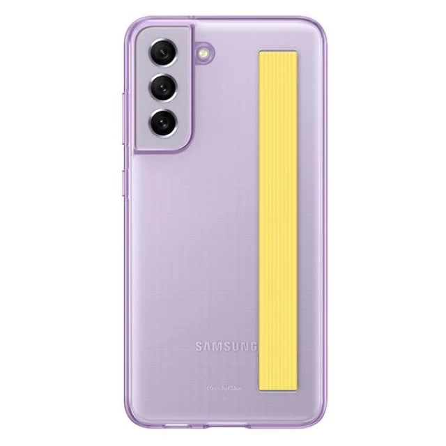 Чехол Samsung Slim Strap Cover для Samsung Galaxy S21 FE Lavender (EF-XG990CVEGWW)