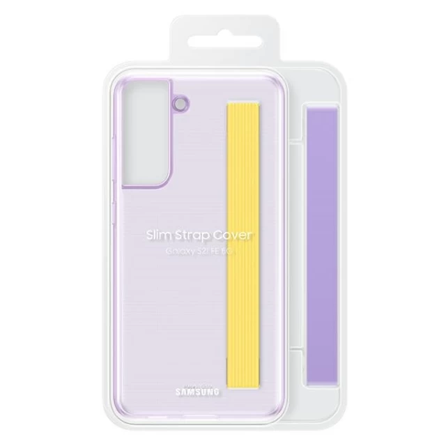 Чехол Samsung Slim Strap Cover для Samsung Galaxy S21 FE Lavender (EF-XG990CVEGWW)