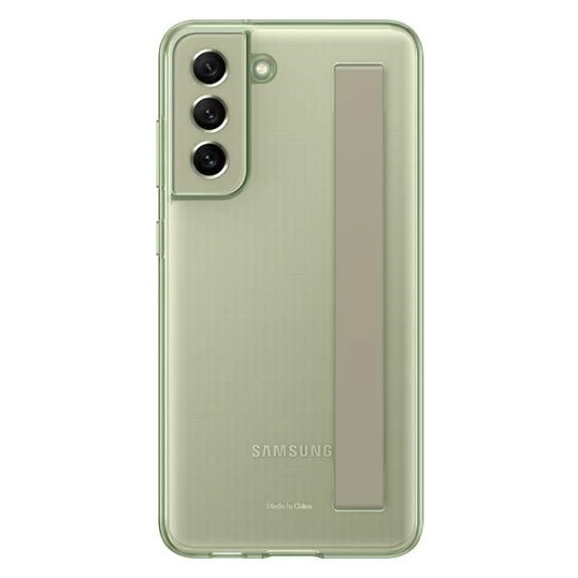 Чохол Samsung Slim Strap Cover для Samsung Galaxy S21 FE Olive Green (EF-XG990CMEGWW)