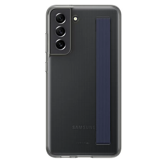 Чохол Samsung Clear Strap Cover для Samsung Galaxy S21 FE Grey (EF-XG990CBEGWW)