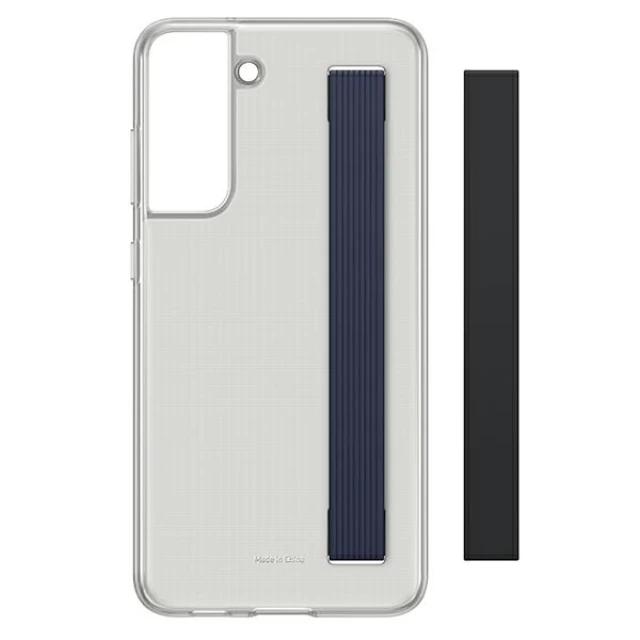 Чохол Samsung Clear Strap Cover для Samsung Galaxy S21 FE Grey (EF-XG990CBEGWW)