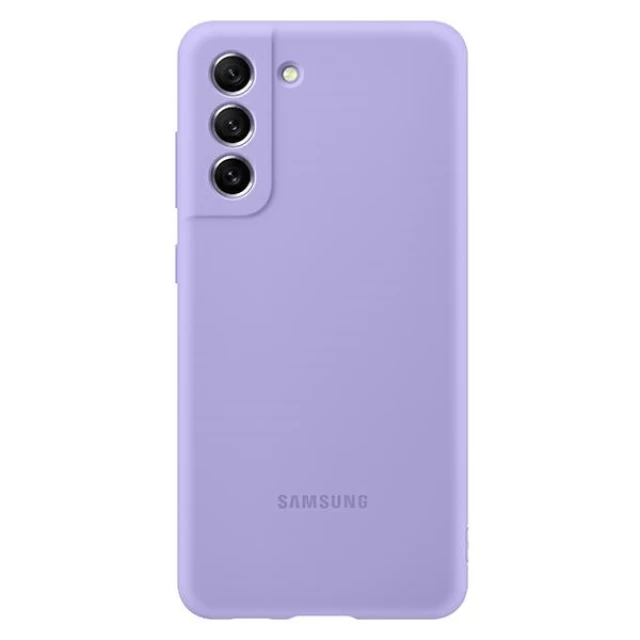 Чехол Samsung Silicone Cover для Samsung Galaxy S21 FE Lavender (EF-PG990TVEGWW)