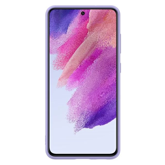 Чехол Samsung Silicone Cover для Samsung Galaxy S21 FE Lavender (EF-PG990TVEGWW)