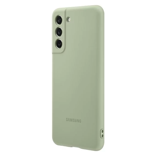 Чохол Samsung Silicone Cover для Samsung Galaxy S21 FE Olive (EF-PG990TMEGWW)