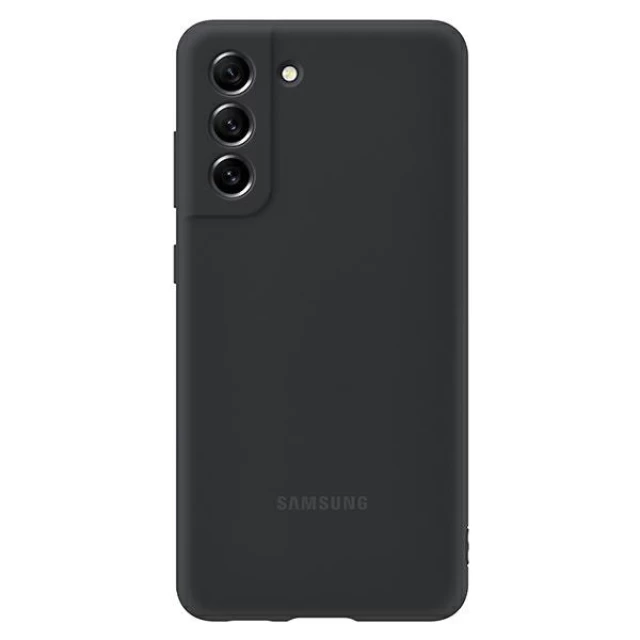 Чохол Samsung Silicone Cover для Samsung Galaxy S21 FE Grey (EF-PG990TBEGWW)