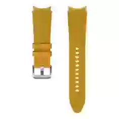 Ремешок Samsung Hybrid Leather Strap (M/L) для Samsung Galaxy Watch 4 | 4 Classic | 5 | 5 Pro Mustard (ET-SHR89LYEGEU)