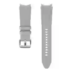 Ремешок Samsung Hybrid Leather Strap (M/L) для Samsung Galaxy Watch 4 | 4 Classic | 5 | 5 Pro Silver (ET-SHR89LSEGEU)