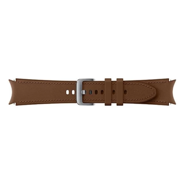 Ремешок Samsung Hybrid Leather Strap (M/L) для Samsung Galaxy Watch 4 | 4 Classic | 5 | 5 Pro Brown (ET-SHR89LAEGEU)