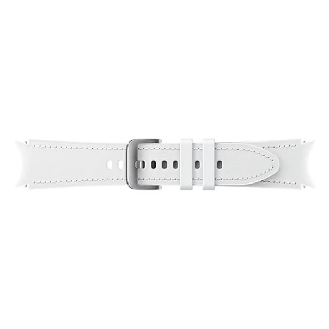 Ремешок Samsung Hybrid Leather Strap (S/M) для Samsung Galaxy Watch 4 | 4 Classic | 5 | 5 Pro White (ET-SHR88SWEGEU)