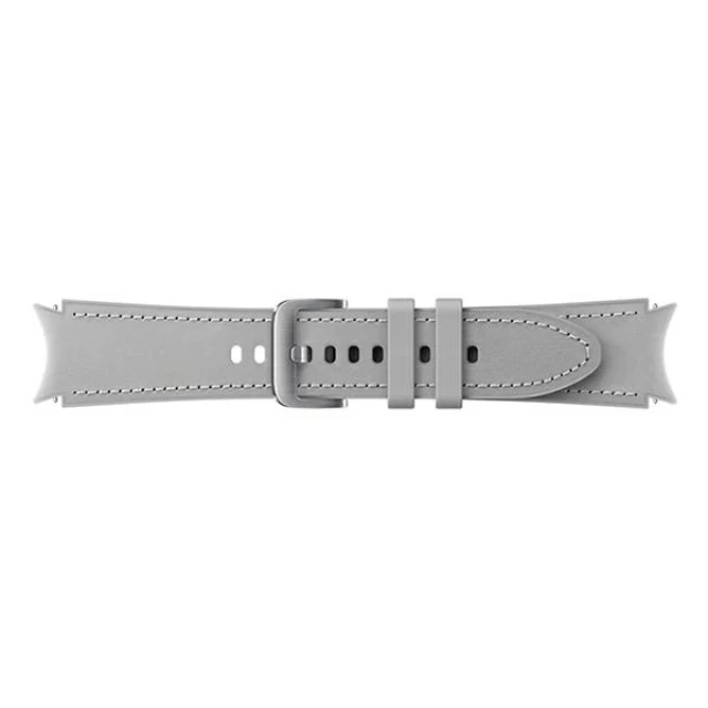 Ремінець Samsung Hybrid Leather Strap (S/M) для Samsung Galaxy Watch 4 | 4 Classic | 5 | 5 Pro Silver (ET-SHR88SSEGEU)