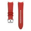 Ремешок Samsung Hybrid Leather Strap (S/M) для Samsung Galaxy Watch 4 | 4 Classic | 5 | 5 Pro Red (ET-SHR88SREGEU)