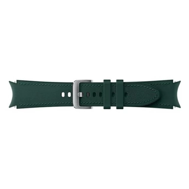 Ремінець Samsung Hybrid Leather Strap (S/M) для Samsung Galaxy Watch 4 | 4 Classic | 5 | 5 Pro Green (ET-SHR88SGEGEU)