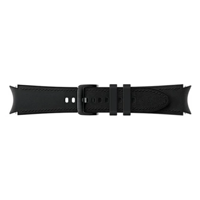 Ремешок Samsung Hybrid Leather Strap (S/M) для Samsung Galaxy Watch 4 | 4 Classic | 5 | 5 Pro Black (ET-SHR88SBEGEU)