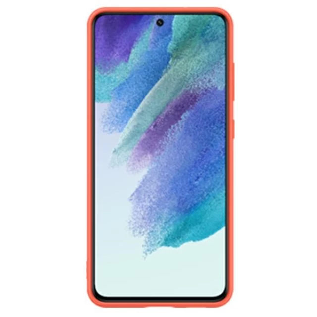 Чохол Samsung Silicone Cover для Samsung Galaxy S21 FE Coral (EF-PG990TPEGWW)