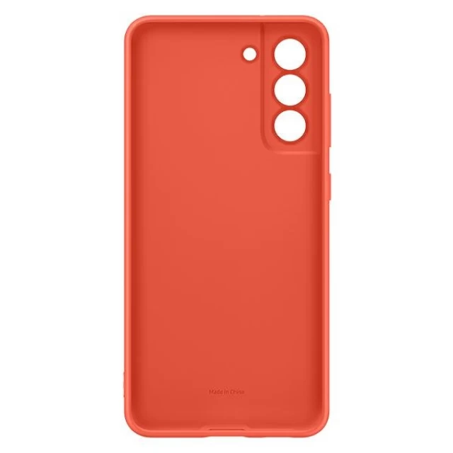 Чехол Samsung Silicone Cover для Samsung Galaxy S21 FE Coral (EF-PG990TPEGWW)