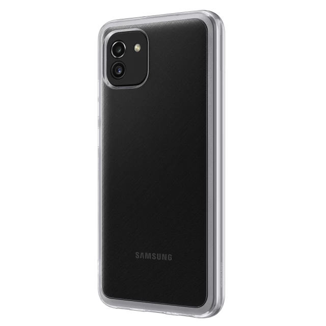 Чохол Samsung Soft Clear Cover для Samsung Galaxy A03 Transparent (EF-QA036TTEGEU)