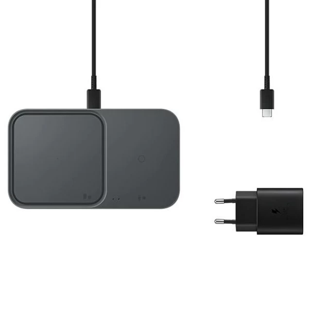 Беспроводное зарядное устройство Samsung Duo FC 2-in-1 15W Dark Gray (EP-P5400TBEGEU)