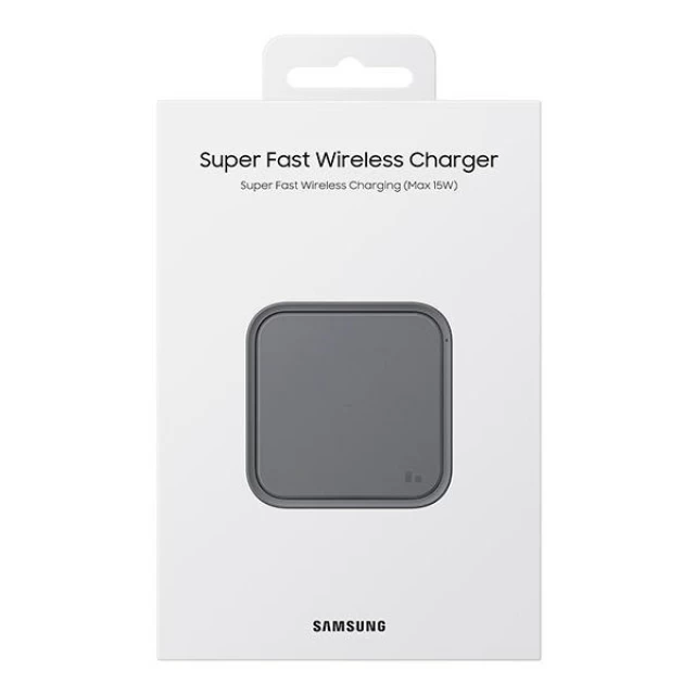Бездротовий зарядний пристрій Samsung FC 15W Dark Gray (EP-P2400TBEGEU)