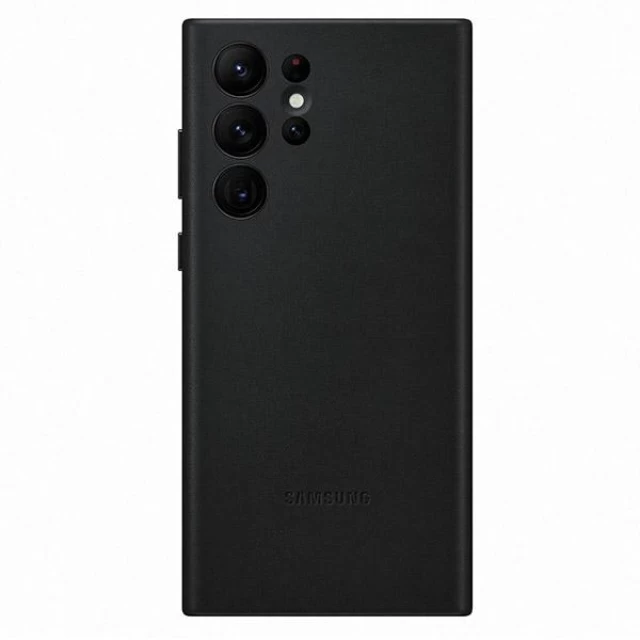 Чехол Samsung Leather Cover для Samsung Galaxy S22 Ultra Black (EF-VS908LBEGWW)