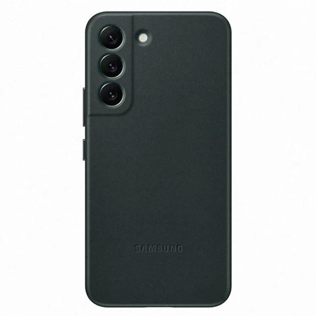 Чехол Samsung Leather Cover для Samsung Galaxy S22 Green (EF-VS901LGEGWW)