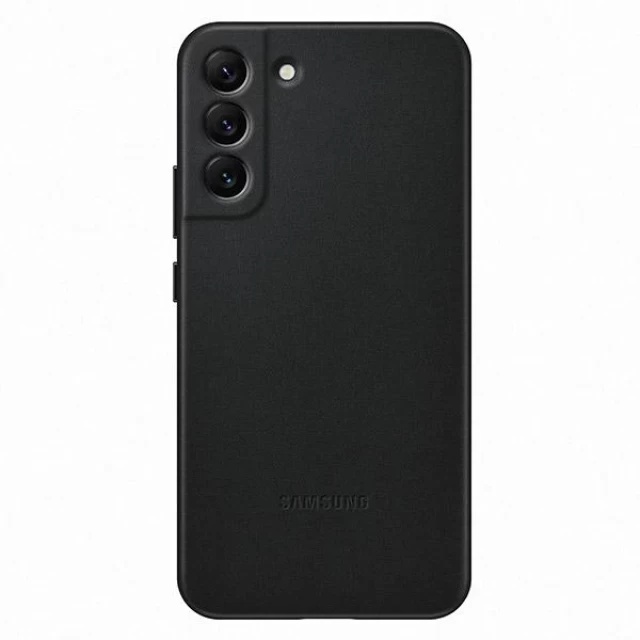 Чехол Samsung Leather Cover для Samsung Galaxy S22 Plus Black (EF-VS906LBEGWW)