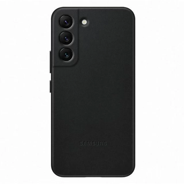 Чехол Samsung Leather Cover для Samsung Galaxy S22 Black (EF-VS901LBEGWW)