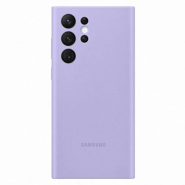 Чохол Samsung Silicone Cover для Samsung Galaxy S22 Ultra (S908) Fresh Lavender (EF-PS908TVEGWW)