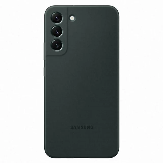 Чохол Samsung Silicone Cover для Samsung Galaxy S22 Plus (S906) Forest Green (EF-PS906TGEGWW)