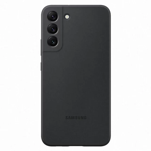 Чехол Samsung Silicone Cover для Samsung Galaxy S22 Plus Black (EF-PS906TBEGWW)