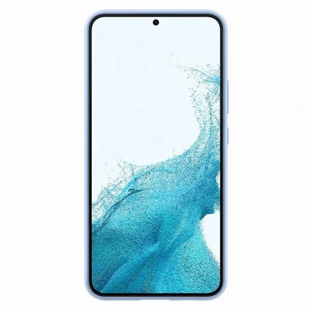 Чехол Samsung Silicone Cover для Samsung Galaxy S22 Plus (S906) Arctic Blue (EF-PS906TLEGWW)