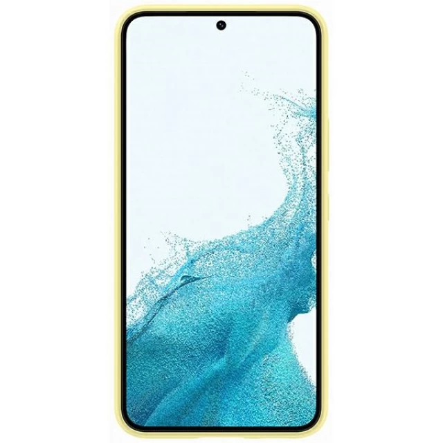Чохол Samsung Silicone Cover для Samsung Galaxy S22 Yellow (EF-PS901TYEGWW)