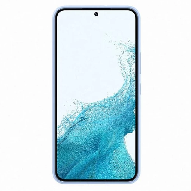 Чохол Samsung Silicone Cover для Samsung Galaxy S22 Sky Blue (EF-PS901TLEGWW)
