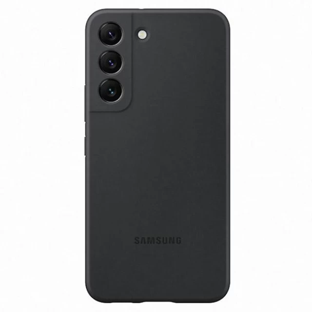 Чехол Samsung Silicone Cover для Samsung Galaxy S22 Black (EF-PS901TBEGWW)