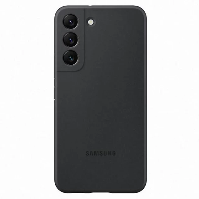 Чохол Samsung Silicone Cover для Samsung Galaxy S22 Black (EF-PS901TBEGWW)