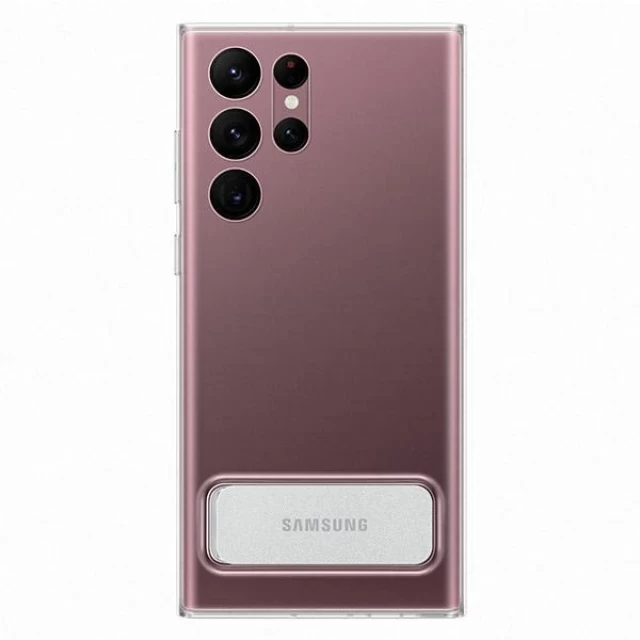 Чехол Samsung Clear Standing Cover для Samsung Galaxy S22 Ultra Transparent (EF-JS908CTEGWW)