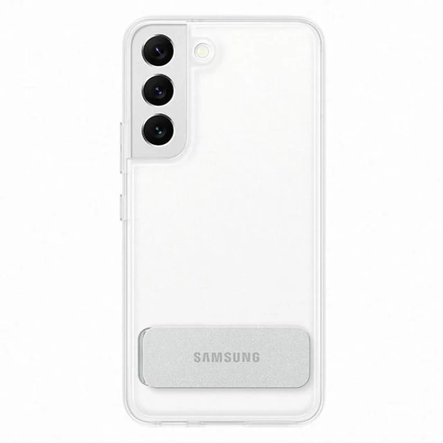 Чехол Samsung Clear Standing Cover для Samsung Galaxy S22 Transparent (EF-JS901CTEGWW)