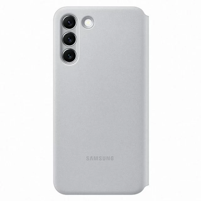 Чехол-книжка Samsung Clear View Cover для Samsung Galaxy S22 Plus Light Grey (EF-NS906PJEGEE)