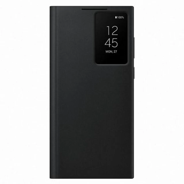 Чохол Samsung Clear View Cover для Samsung Galaxy S22 Ultra Black (EF-ZS908CBEGEE)