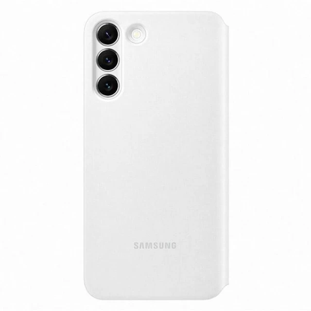 Чохол-книжка Samsung Clear View Cover для Samsung Galaxy S22 Plus White (EF-ZS906CWEGEE)