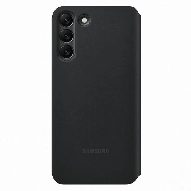 Чохол Samsung Clear View Cover для Samsung Galaxy S22 Black (EF-ZS901CBEGEE)